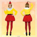 ディズニーコスプレ/コスプレ衣装 【Adult Tweedledee トゥイードル・ディー】 大人用 〔ハロウィン イベント〕