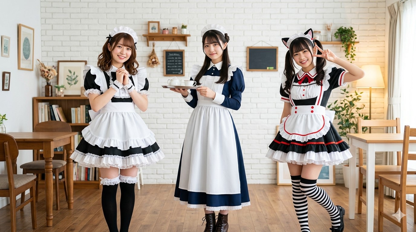 可愛いメイド服コスプレおすすめ